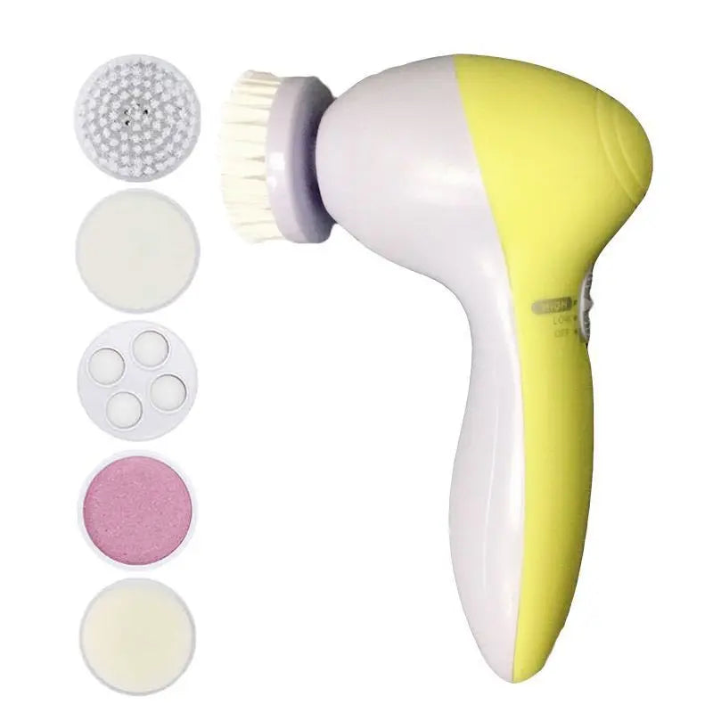 Electric Facial Cleaner 5 in 1 Face Cleansing Brush 