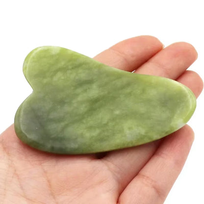 Natural Jade Roller Gua Sha Skin Scraper 