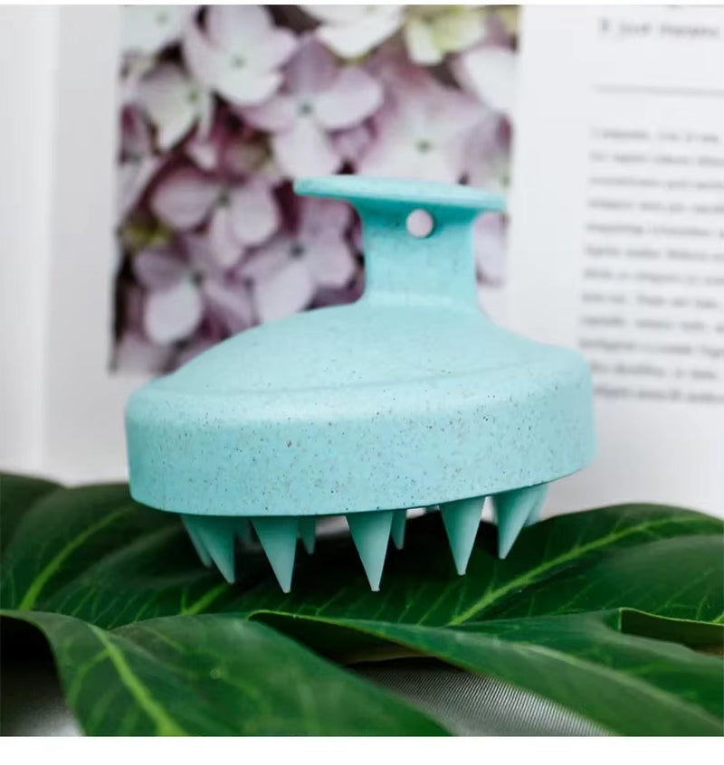 Head Cleansing and Massage Wet and Dry Scalp Massage Brush 