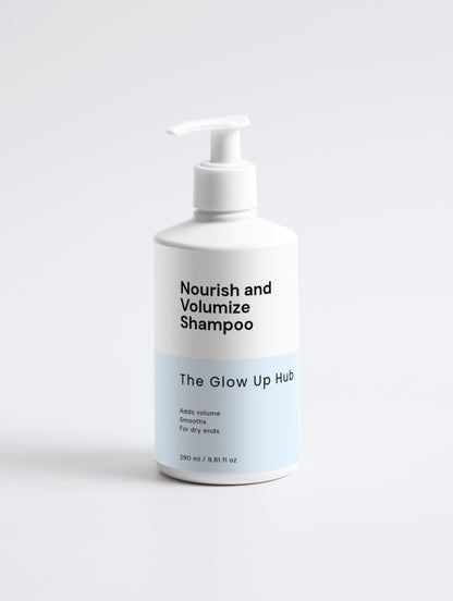 The Glow Up Hub - Nourish and Volumize Shampoo - 290 ml / 9.81 fl oz