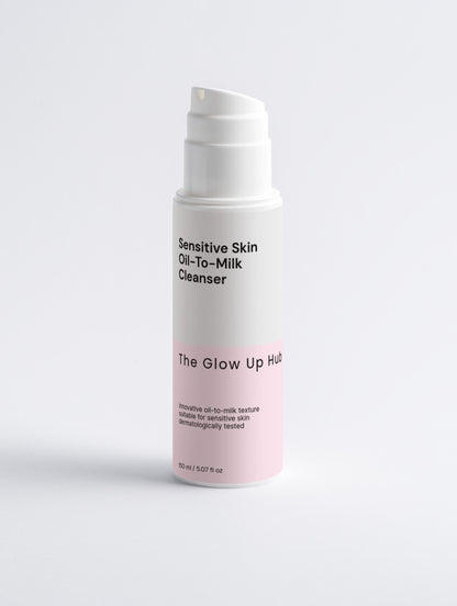 The Glow Up Hub - Sensitive Skin Oil-To-Milk Cleanser - 150ml / 5.07 fl oz