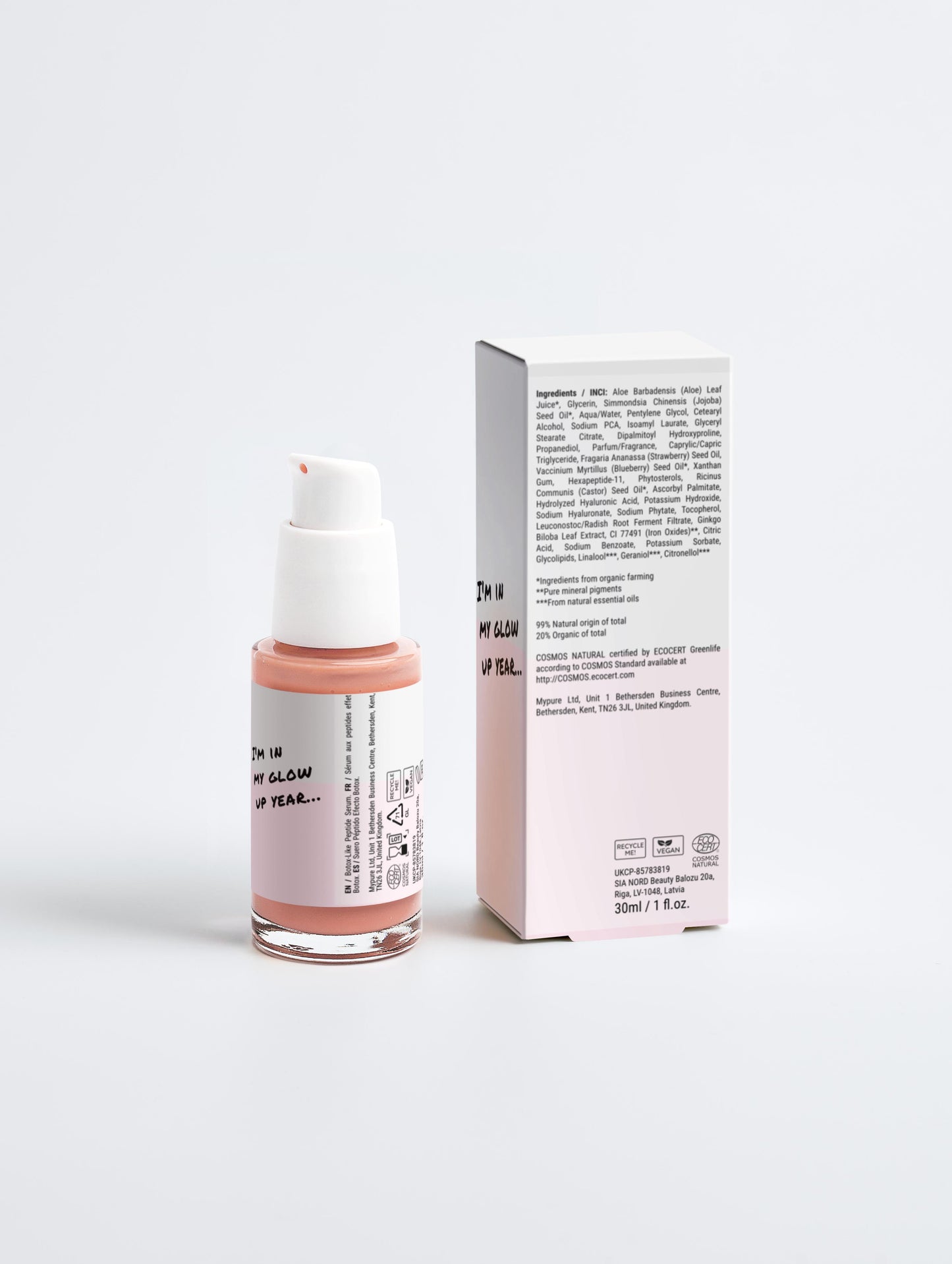 The Glow Up Hub - Botox-Like Peptide Serum - 30ml / 1.01 fl oz