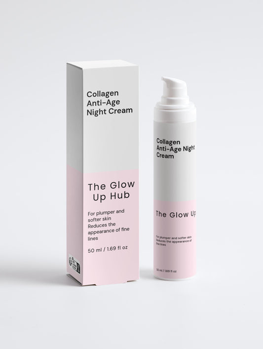 The Glow Up Hub - Collagen Anti-Age Night Cream - 50 ml / 1.69 fl oz