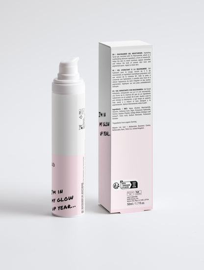 The Glow Up Hub - Niacinamide Gel Moisturiser - 50ml / 1.69 fl oz